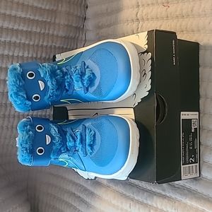 NIB Nike Blue Monster Fuzzy Sneaker